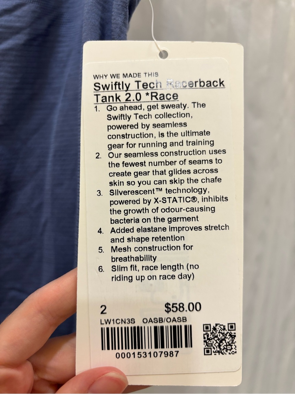 lululemon Swiftly Tech Racerback Tank - Picture 2 of 3